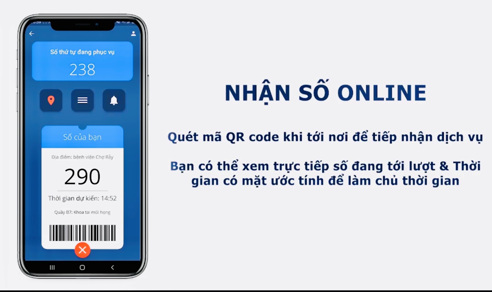 Xếp hàng ảo giữa đại dịch không còn là một ám ảnh với giải pháp xếp hàng ảo thông minh. Các bệnh viện giờ đây có thể giảm tải và đảm bảo an toàn cho bệnh nhân và nhân viên y tế bằng cách cho phép xếp hàng ảo. Hệ thống đầu tiên của Việt Nam đã được triển khai thành công và giúp hàng triệu người dân cảm thấy an toàn và tiện lợi hơn khi đi khám bệnh.