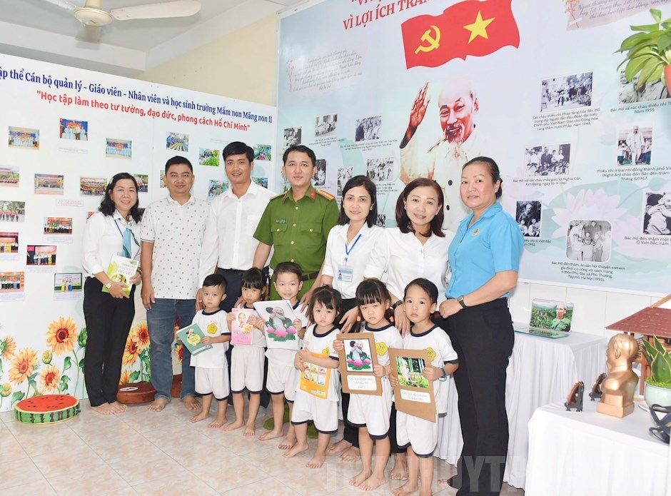 Ra mắt \'Không gian văn hóa Hồ Chí Minh\' tại Trường mầm non Măng Non II