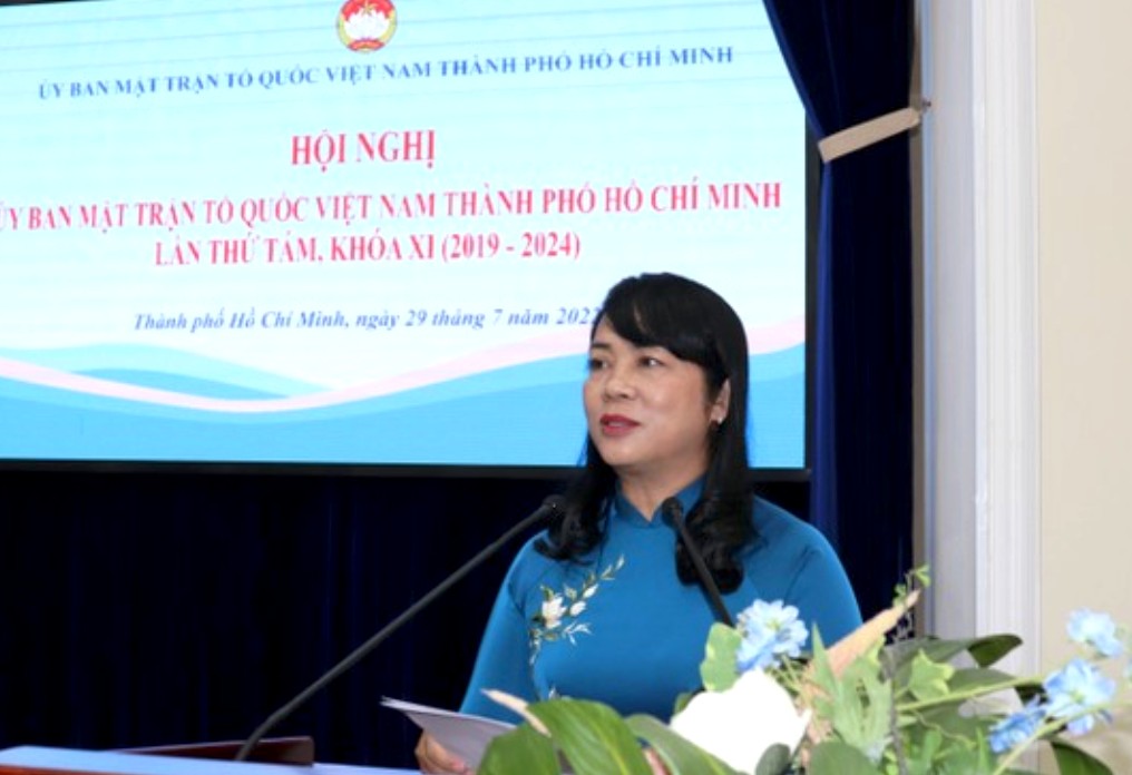 Bà Trần Kim Yến làm Chủ tịch Ủy ban MTTQ Việt Nam TPHCM - Ảnh 1.