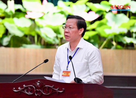 Tổng Bí thư Nguyễn Phú Trọng thăm và làm việc với Thành ủy TPHCM - Ảnh 4.