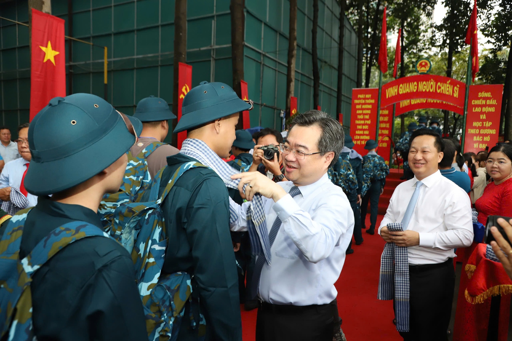 Không khí tòng quân tại địa phương có chỉ tiêu giao quân cao nhất cả nước- Ảnh 14.