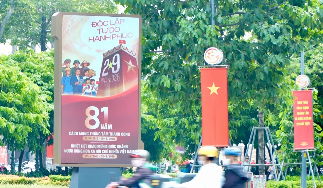 Thành phố rực rỡ cờ hoa chào mừng Quốc khánh 2/9- Ảnh 4.