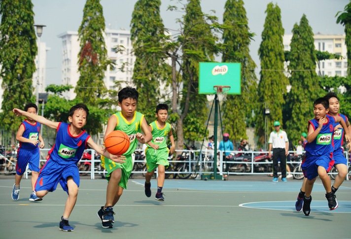120 đội dự Giải bóng rổ Festival trường học TPHCM