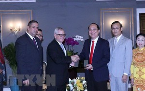 Lãnh đạo TPHCM tiếp Tổng Thư ký Quốc hội và Hội đồng Nhà nước Cuba