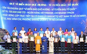 TPHCM tiếp nhận trên 34 tỷ đồng xây dựng và bảo vệ biển đảo quê hương