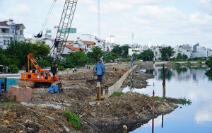 Dự án kênh Tham Lương gặp vướng về công tác thu hồi mặt bằng tái lấn chiếm