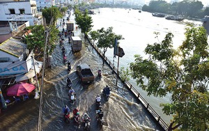 TPHCM còn 18 tuyến đường ngập do mưa, triều cường