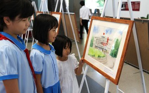 Trao giải cuộc thi vẽ tranh thiếu nhi với chủ đề “Dinh Độc Lập - Sắc màu Di sản