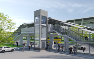 Lắp đặt thang máy tại các cầu vượt bộ hành tuyến metro 1