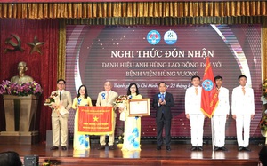 Bệnh viện Hùng Vương đón nhận danh hiệu Anh hùng Lao động, tiên phong triển khai HIFU