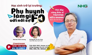 Giao lưu cùng bác sĩ bệnh truyền nhiễm để biết cần làm gì khi trẻ trở lại trường