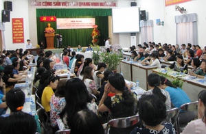 Đưa nông sản sạch vào bếp ăn trường học 