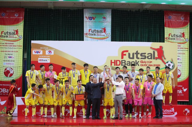 Vượt qua Thái Sơn Nam, CLB Futsal Sài Gòn đoạt Cúp Quốc gia 2022 - Ảnh 1.