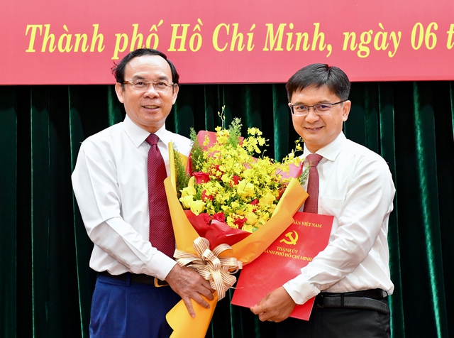 Đồng chí Nguyễn Mạnh Cường giữ chức Chánh Văn phòng Thành ủy TPHCM - Ảnh 3.