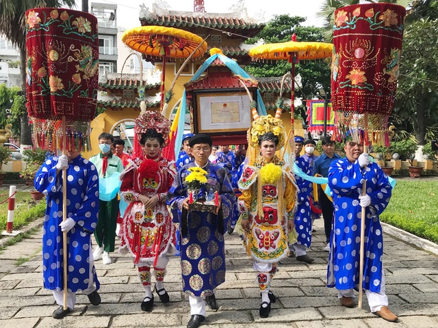 TPHCM tổ chức đón nhận Bằng chứng nhận Di sản văn hóa phi vật thể quốc gia “Lễ hội Khai Hạ - Cầu An” - Ảnh 3.