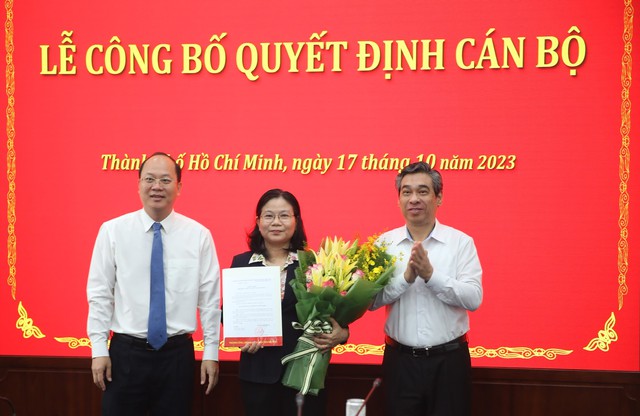 Bổ nhiệm tân Phó Chánh Văn phòng Thành ủy TPHCM - Ảnh 1. Bổ nhiệm tân Phó Chánh Văn phòng Thành ủy TPHCM - Ảnh 1.