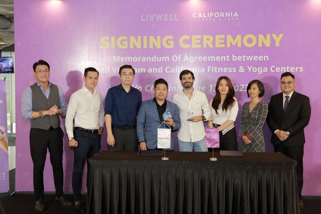 LivWell và California Fitness ký kết hợp tác chiến dịch "Một đời sống khoẻ" - Ảnh 1. LivWell và California Fitness ký kết hợp tác chiến dịch "Một đời sống khoẻ" - Ảnh 1.