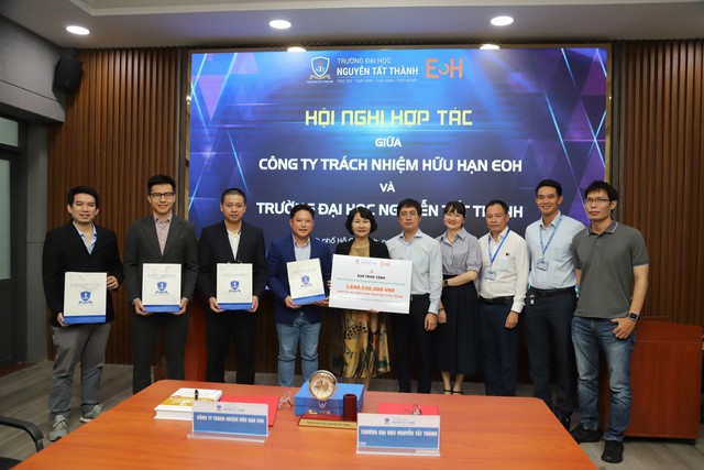 ĐH Nguyễn Tất Thành hợp tác với Công ty TNHH EOH để phát triển đào tạo, khoa học công nghệ - Ảnh 1.