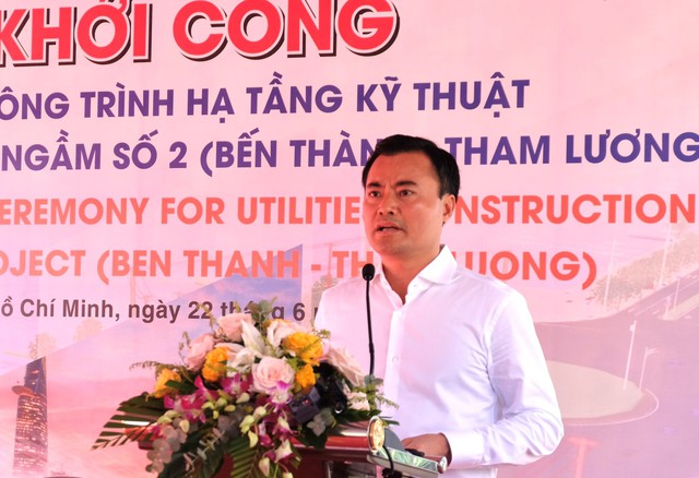 Khởi công xây dựng hạ tầng tuyến metro số 2 Bến Thành - Tham Lương - Ảnh 1.