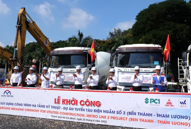 Khởi công xây dựng hạ tầng tuyến metro số 2 Bến Thành - Tham Lương - Ảnh 2.