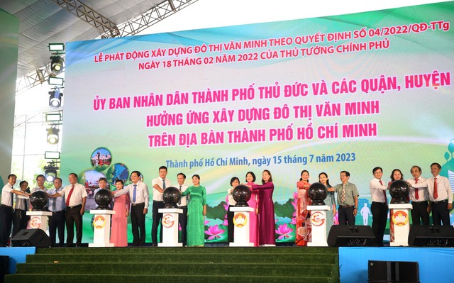 TPHCM vận động người dân xây dựng đô thị văn minh - Ảnh 1. TPHCM vận động người dân xây dựng đô thị văn minh - Ảnh 1.