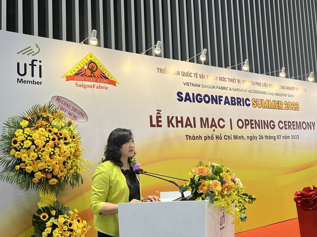 Hơn 300 DN dệt may tìm kiếm cơ hội giao thương tại SaigonFabric Summer 2023 - Ảnh 1.