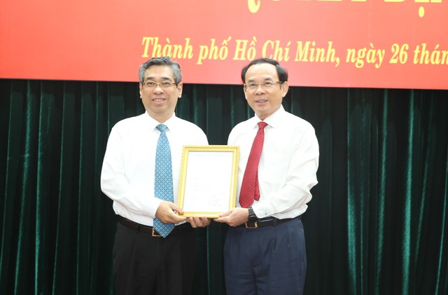 Ông Nguyễn Phước Lộc giữ chức Phó Bí thư Thành ủy TPHCM - Ảnh 1.
