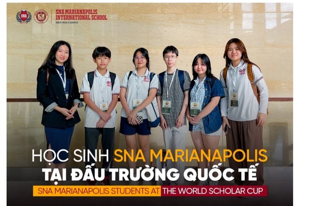 5 học sinh trường SNA Marianapolis giành 11 huy chương từ World Scholar's Cup - Ảnh 1.