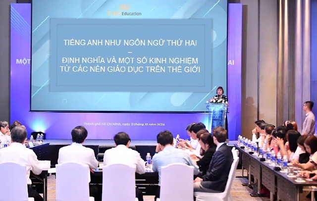 TPHCM có thể đưa tiếng Anh trở thành ngôn ngữ thứ hai trong trường học- Ảnh 1.