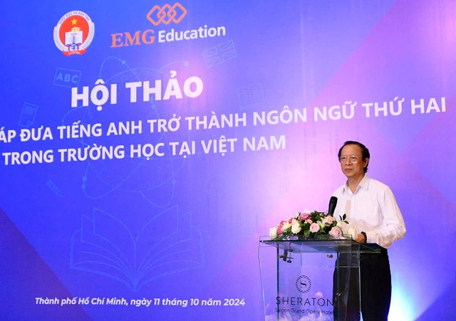 TPHCM có thể đưa tiếng Anh trở thành ngôn ngữ thứ hai trong trường học - Ảnh 3.