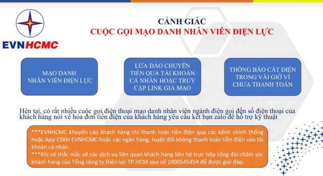 Điện lực Thành phố cảnh báo khách hàng những chiêu thức giả danh lừa đảo khách hàng- Ảnh 1.