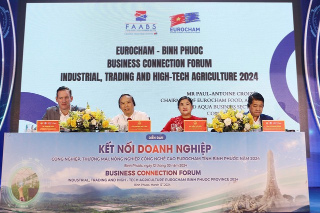 Hơn 100 doanh nghiệp EuroCham tham dự Diễn đàn kết nối Bình Phước năm 2024- Ảnh 1.