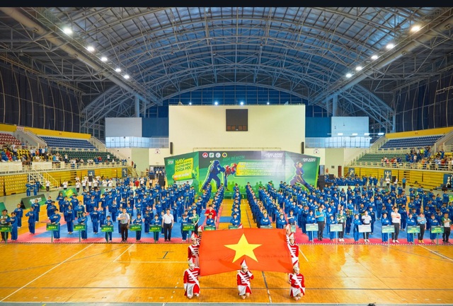 Gần 1.500 VĐV môn Vovinam Việt Võ Đạo tranh tài tại Hội khỏe Phù Đổng năm học 2023 - 2024- Ảnh 1.