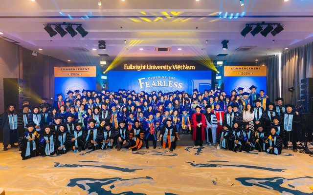 Đại học Fulbright Việt Nam làm lễ tốt nghiệp cho 128 tân cử nhân- Ảnh 1.
