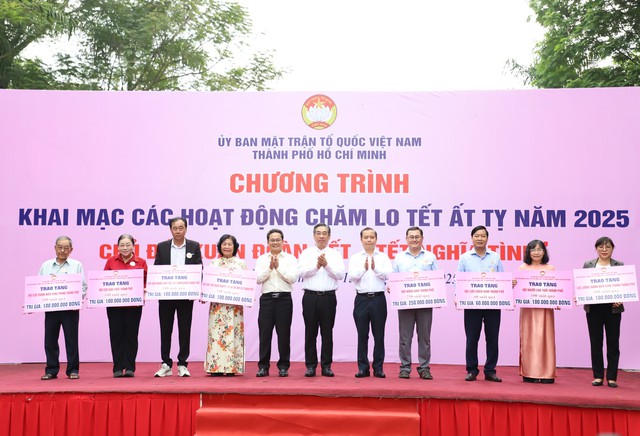 TPHCM khởi động các hoạt động chăm lo Tết Ất Tỵ- Ảnh 1.