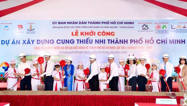 Khởi công dự án Cung Thiếu nhi TPHCM vốn đầu tư hơn 1.100 tỷ đồng- Ảnh 1.