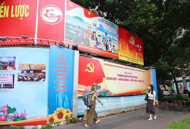 TPHCM rực rỡ sắc màu, sẵn sàng cho Đại hội Đảng bộ lần thứ I, nhiệm kỳ 2025-2030- Ảnh 6. TPHCM rực rỡ sắc màu, sẵn sàng cho Đại hội Đảng bộ lần thứ I, nhiệm kỳ 2025-2030- Ảnh 6.
