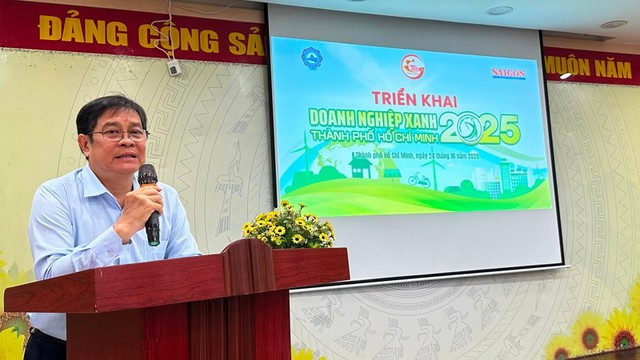 Phát động giải thưởng "Doanh nghiệp xanh TPHCM năm 2025"- Ảnh 1.