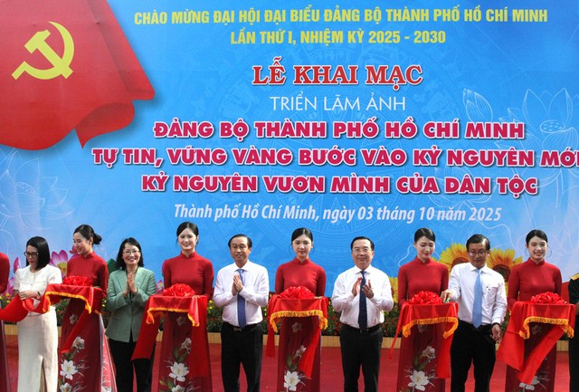 Triển lãm ảnh chào mừng Đại hội Đại biểu Đảng bộ TPHCM lần thứ I, nhiệm kỳ 2025-2030- Ảnh 1.