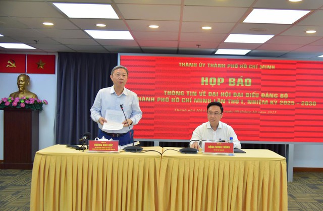 Họp báo thông tin về Đại hội đại biểu Đảng bộ Thành phố lần thứ I, nhiệm kỳ 2025-2030- Ảnh 1. Họp báo thông tin về Đại hội đại biểu Đảng bộ Thành phố lần thứ I, nhiệm kỳ 2025-2030- Ảnh 1.