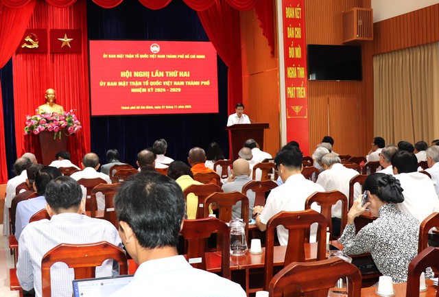 Đại hội đại biểu MTTQ Việt Nam TPHCM lần thứ I diễn ra từ ngày 29-30/11- Ảnh 1. Đại hội đại biểu MTTQ Việt Nam TPHCM lần thứ I diễn ra từ ngày 29-30/11- Ảnh 1.