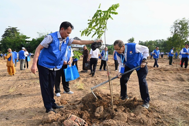 500 đại biểu MTTQ Việt Nam TPHCM trồng cây xanh tại “Vườn cây Đại đoàn kết”- Ảnh 1.