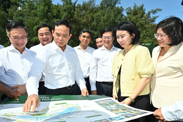 Đẩy nhanh tiến độ thi công dự án Khu đô thị du lịch lấn biển Cần Giờ- Ảnh 1. Đẩy nhanh tiến độ thi công dự án Khu đô thị du lịch lấn biển Cần Giờ- Ảnh 1.