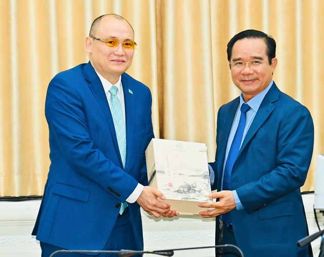 Mở rộng hợp tác giữa TPHCM và Kazakhstan trên nhiều lĩnh vực- Ảnh 1. Mở rộng hợp tác giữa TPHCM và Kazakhstan trên nhiều lĩnh vực- Ảnh 1.