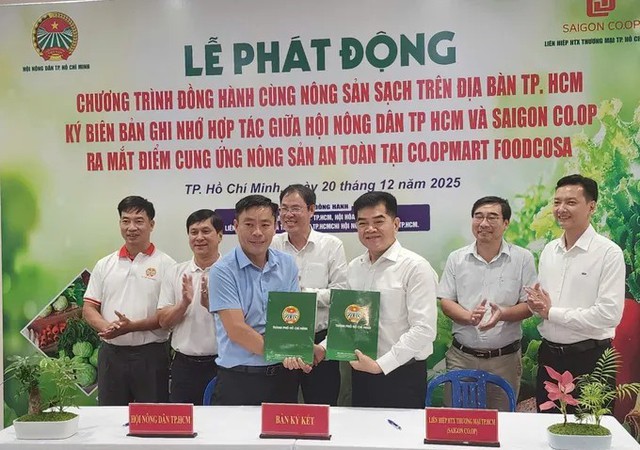 Phát động chương trình “Đồng hành cùng nông sản sạch trên địa bàn TPHCM giai đoạn 2025 - 2030- Ảnh 1.