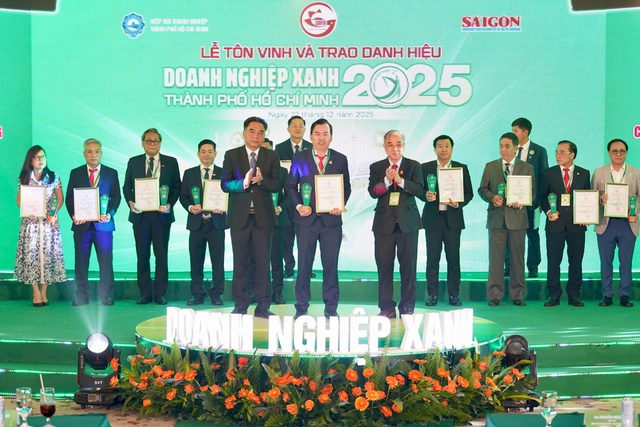 Tôn vinh 155 “Doanh nghiệp xanh TPHCM năm 2025”- Ảnh 2.