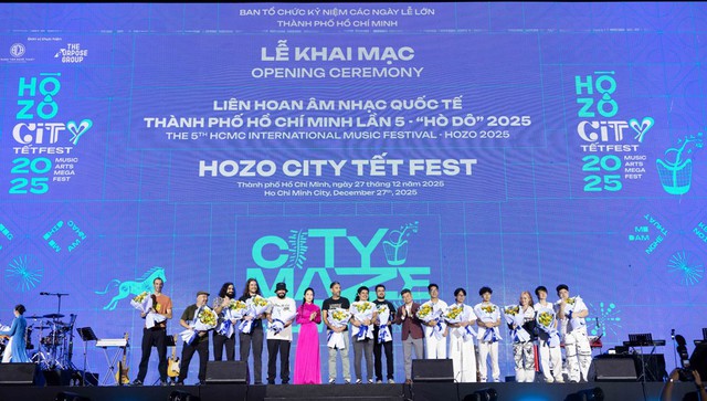 TPHCM: Khai mạc “siêu lễ hội” Hozo City Tết Fest chào đón năm mới - Ảnh 1.
