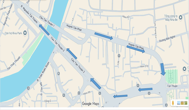 Điều chỉnh giao thông qua cầu Tân Thuận 1 từ ngày 6/12- Ảnh 1.