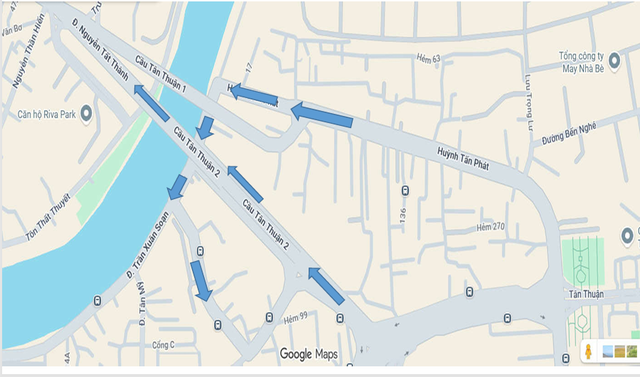 Điều chỉnh giao thông qua cầu Tân Thuận 1 từ ngày 6/12- Ảnh 2.