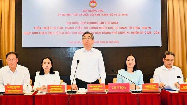 Hiệp thương lần thứ nhất về nhân sự giới thiệu ứng cử ĐBQH khóa XVI và HĐND các cấp nhiệm kỳ 2026-2031- Ảnh 1.